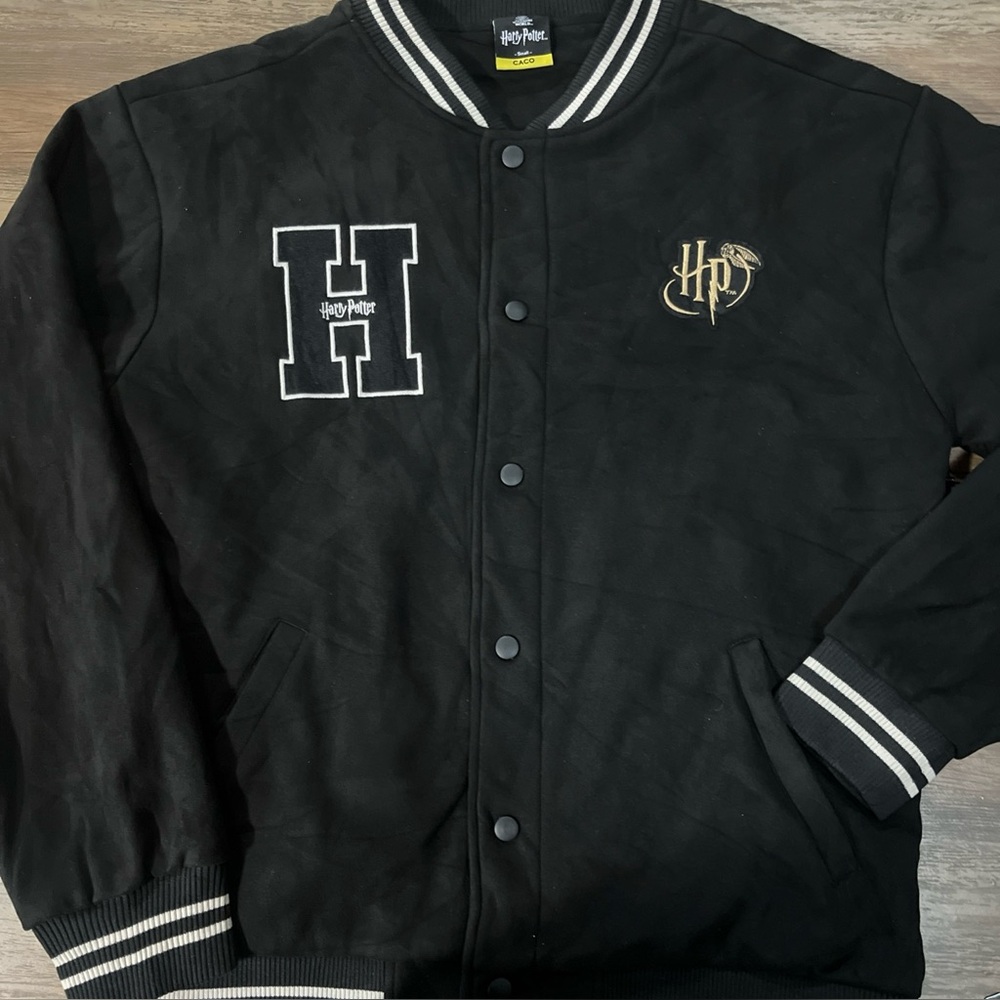 Harry Potter Varsity Jacket Size Small Black